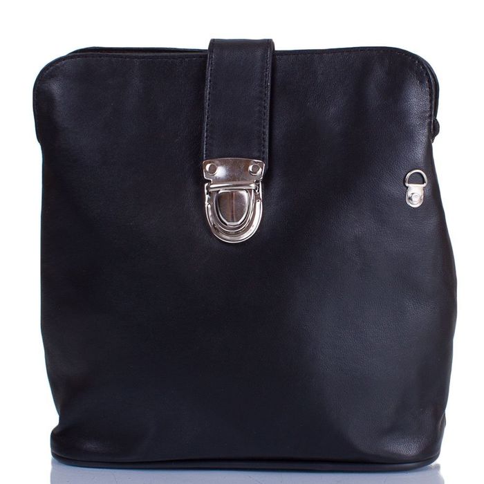 Женская кожаная чёрная сумка TUNONA SK2417-2 купить недорого в Ты Купи
