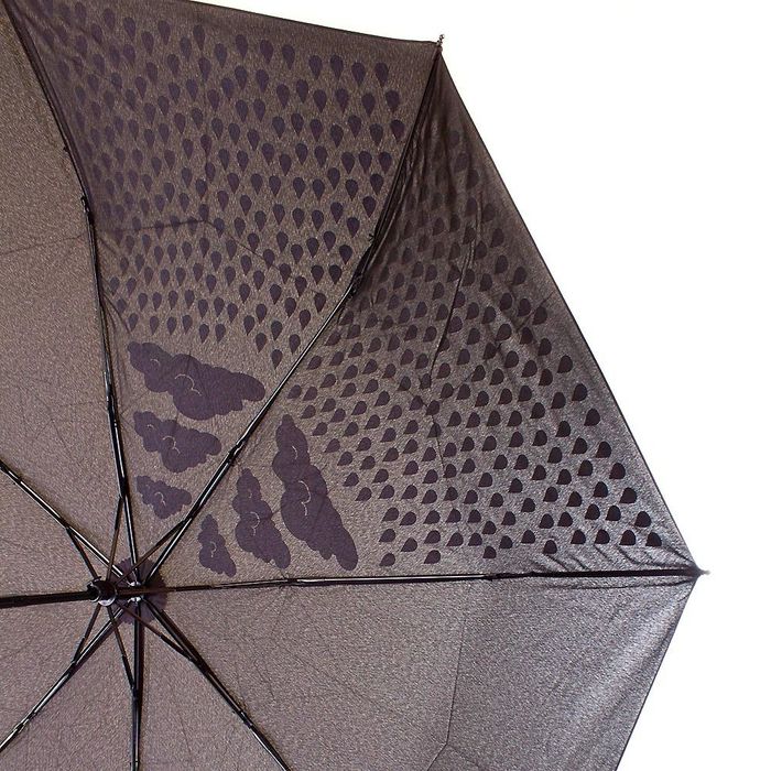 Механический женский зонтик компактный облегченный FARE с эффектом «хамелеон» черный купить недорого в Ты Купи