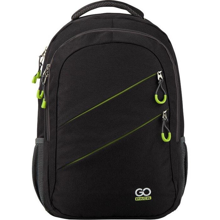 Подростковый рюкзак GoPack City унисекс 27 л чёрный Green (GO20-110XL-2) купить недорого в Ты Купи