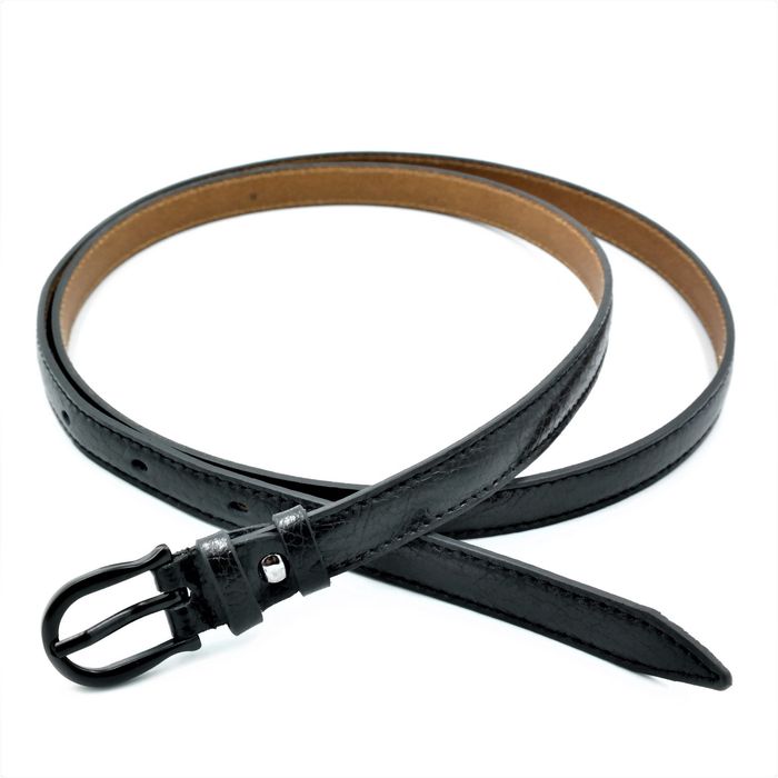 Женский кожаный ремень Weatro Чёрный (nzh-ua-15k-05) купить недорого в Ты Купи