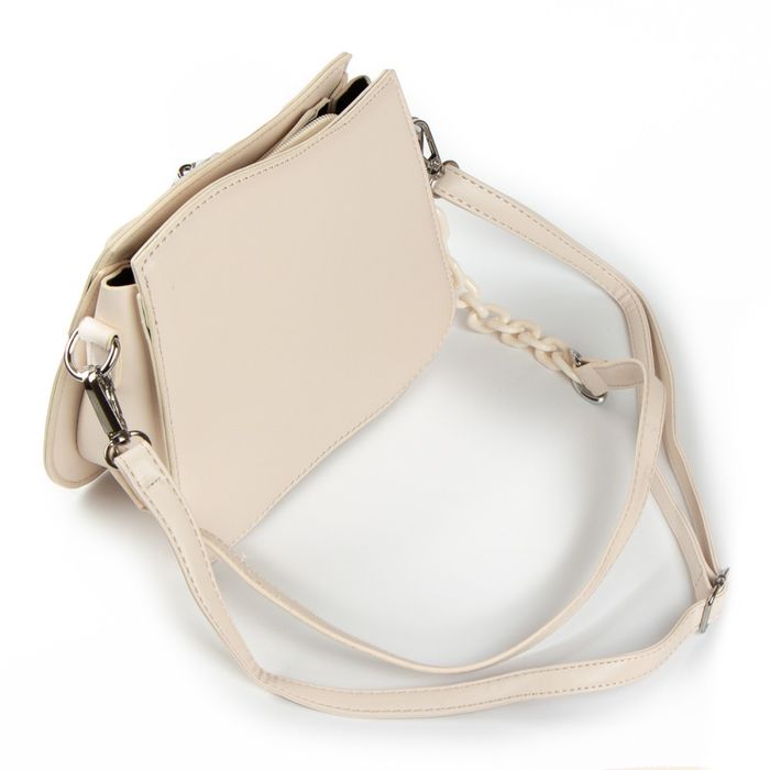 Жіноча сумочка зі шкірозамінника FASHION 22 F026 beige купити недорого в Ти Купи