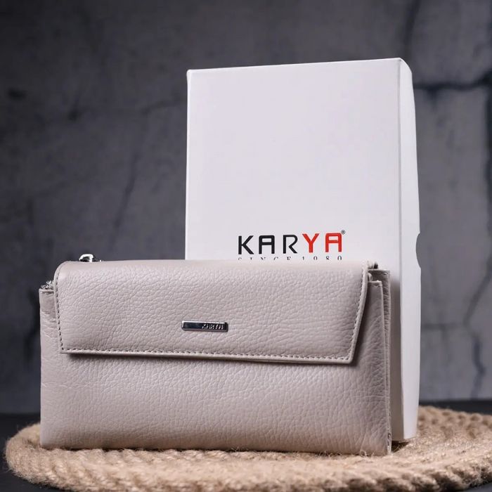 Женский кожаный кошелек KARYA 21359 купить недорого в Ты Купи