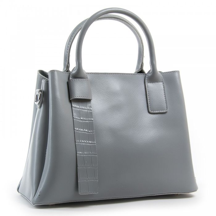 Жіноча шкіряна сумка ALEX RAI 07-02 2235 l-grey купити недорого в Ти Купи