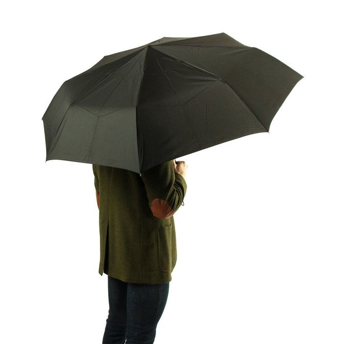 Чоловіча парасолька автомат Fulton OpenClose Jumbo-1 G323 Black (Чорний) купити недорого в Ти Купи