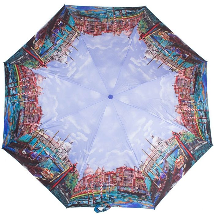 Женский разноцветный зонт автомат с рисунком ZEST купить недорого в Ты Купи