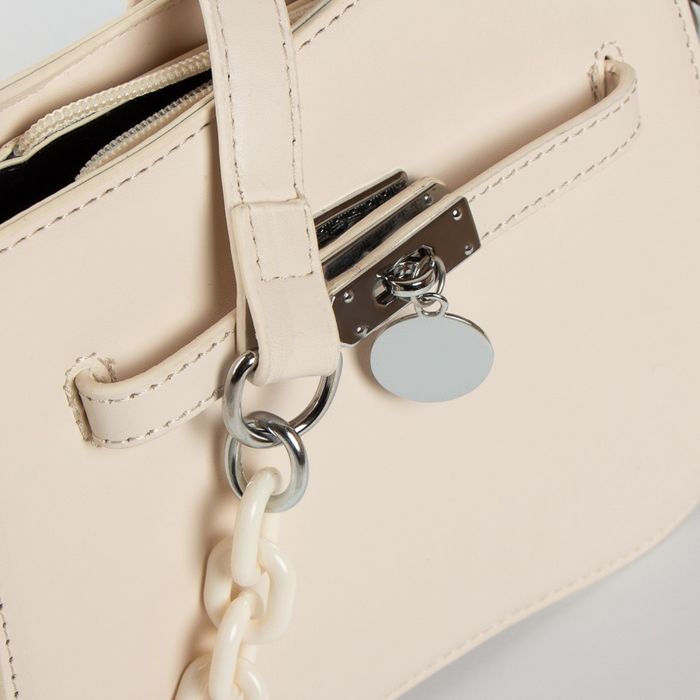 Жіноча сумочка зі шкірозамінника FASHION 22 F026 beige купити недорого в Ти Купи