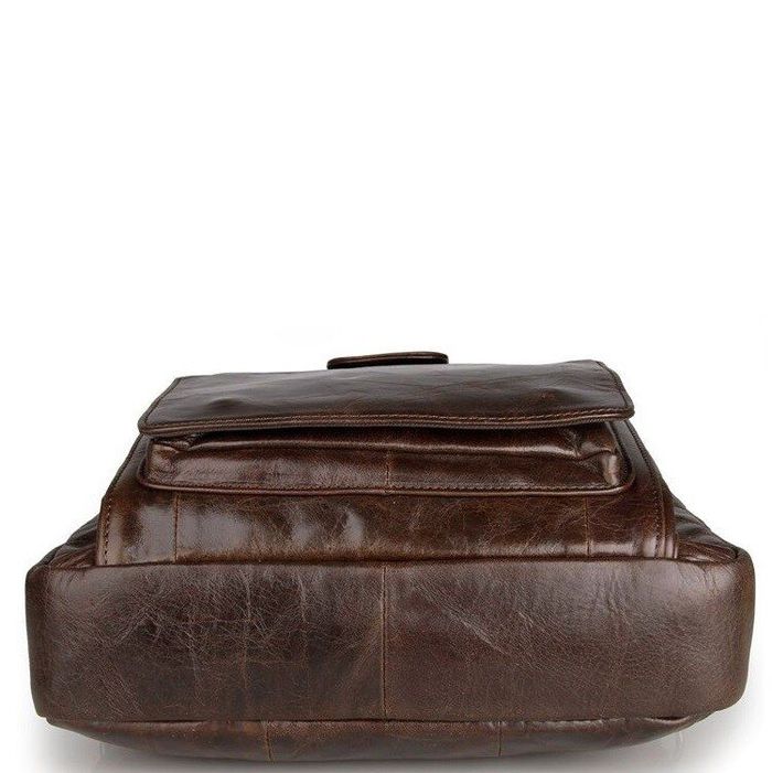 Чоловіча шкіряна сумка Vintage 14233 Коричневий купити недорого в Ти Купи