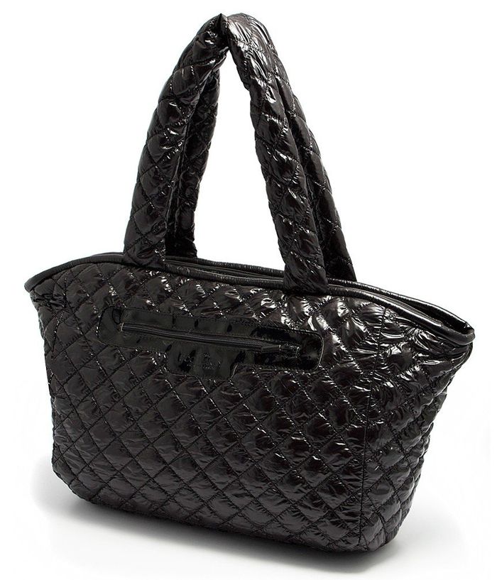 Стьобана повсякденна жіноча сумка Poolparty COCOON чорна купити недорого в Ти Купи