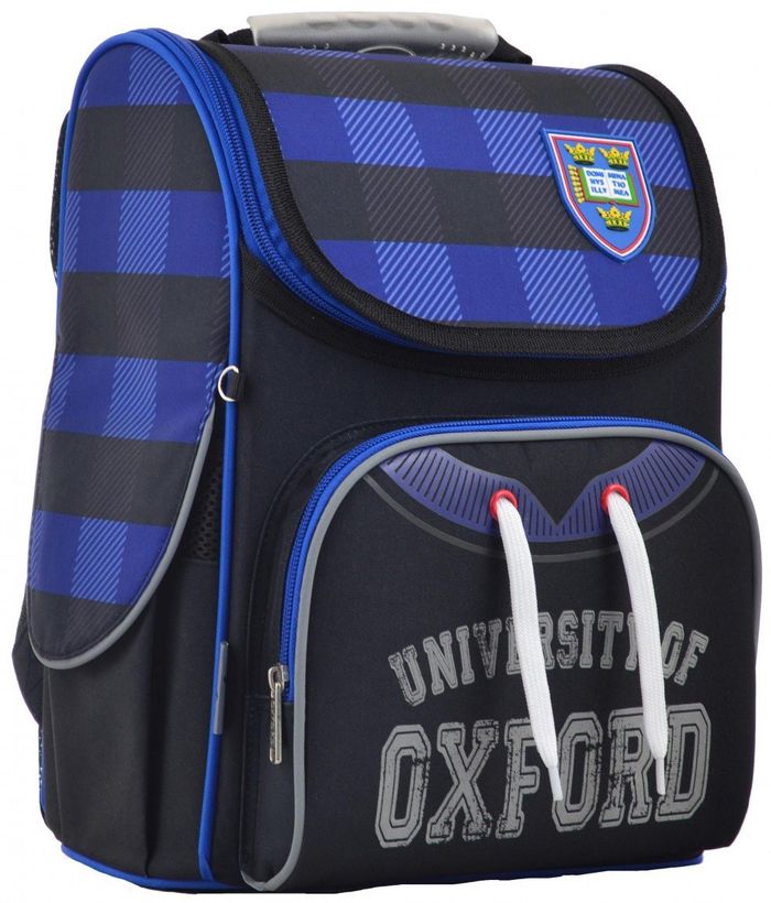 Школьный каркасный рюкзак 1 Вересня 26х34х14 см 12 л для мальчиков H-11 Oxford (555130) купить недорого в Ты Купи