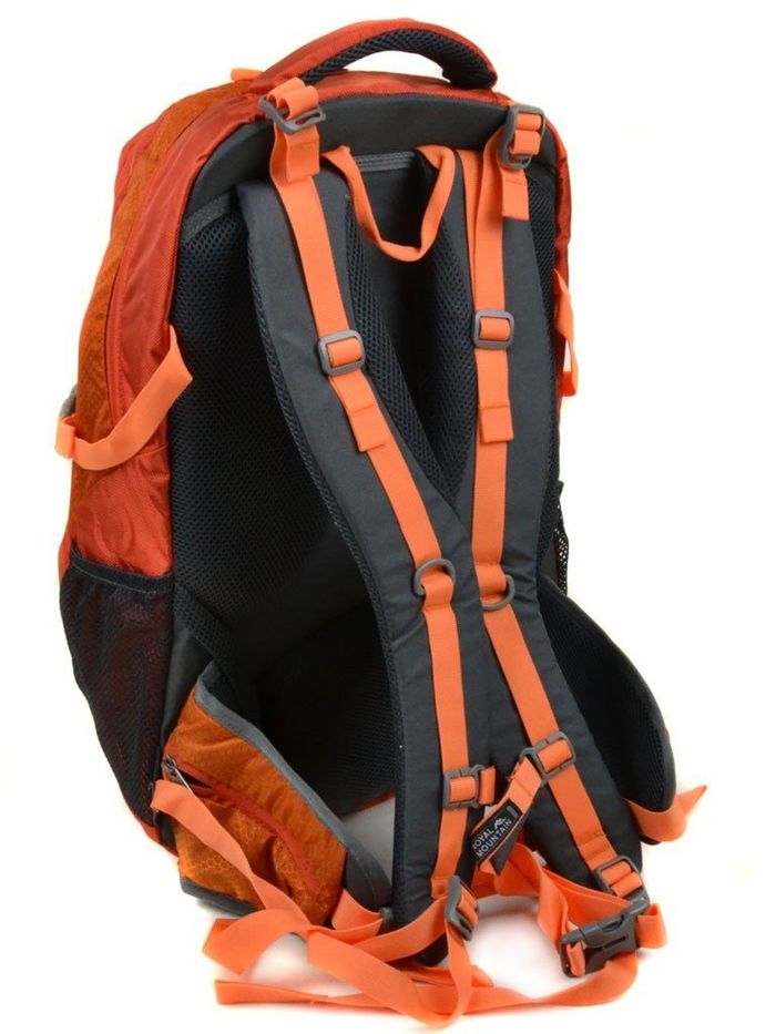 Оранжевый мужской туристический рюкзак из нейлона Royal Mountain 8437 orange купить недорого в Ты Купи