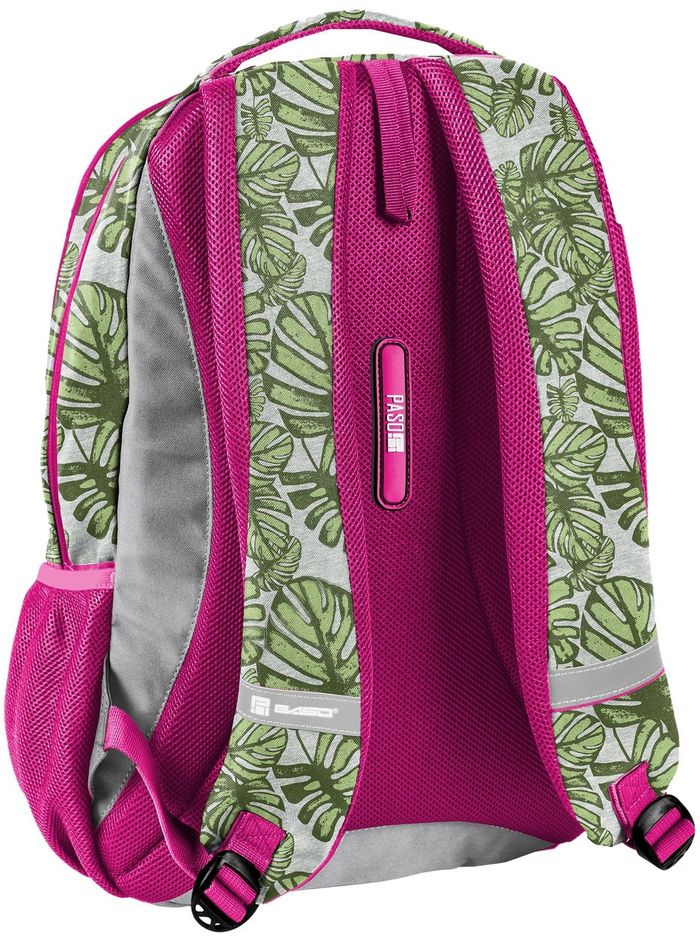 Женский городской рюкзак 25L Paso Barbie Tropical Leaves BAL-2808 купить недорого в Ты Купи