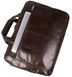 Чоловіча шкіряна сумка Vintage 14247 Темно-коричневий