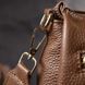 Молодіжна жіноча шкіряна сумка через плече Vintage 22288, Бежевий