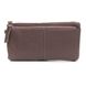 Косметична сумка A-00276-3 Фіолетова жіноча шкіряна косметична мета