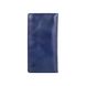Кожаный бумажник Hi Art WP-02 Crystal Blue Mehendi Classic Синий