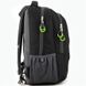 Подростковый рюкзак GoPack City унисекс 27 л чёрный Green (GO20-110XL-2)
