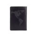 Черная обложка для паспорта из кожи HiArt PC-02-S19-4205-T001 Черный