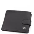 Чоловічий шкіряний гаманець ST Leather 18328 (ST137) Чорний