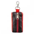 Кожаная комбинированная ключница SHVIGEL 13952 Красный; Черный