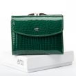 Жіночий шкіряний гаманець LR Sergio Torretti WS-11 темно-зелений