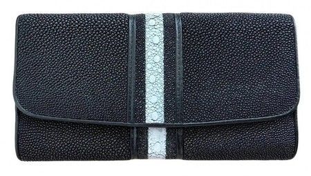 Кошелек из натуральной кожи ската Ekzotic Leather stw 150 купить недорого в Ты Купи