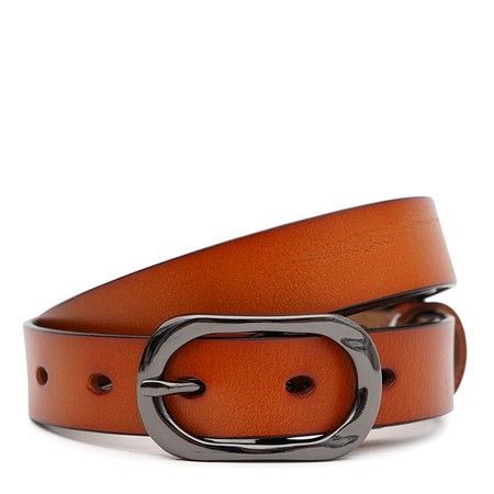 Женский кожаный ремень Borsa Leather CV1ZK-052g-brown купить недорого в Ты Купи