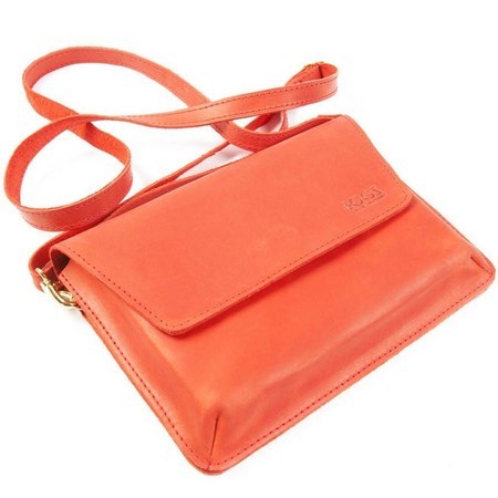 Женская красная сумка ручной работы из кожи BOGZ Nadin P45M39S1 купить недорого в Ты Купи