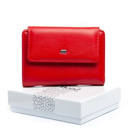 Женский кожаный кошелек Bright DR. BOND WS-31 red купить недорого в Ты Купи