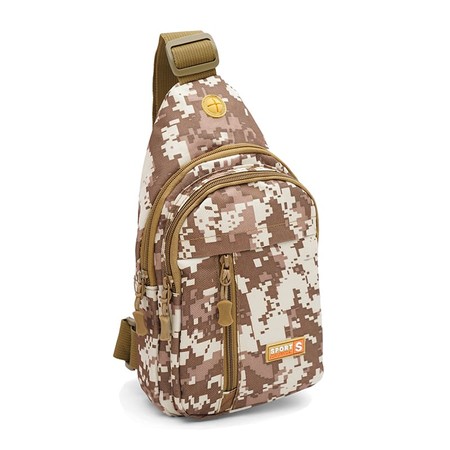 Мужской рюкзак через плечо Monsen C1HSSA0707br-brown купить недорого в Ты Купи