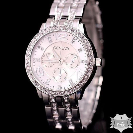 Женские часы Geneva Silver (1320) купить недорого в Ты Купи