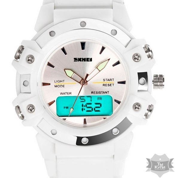 Чоловічий наручний годинник Skmei Easy (тисяча двісті двадцять один) купити недорого в Ти Купи