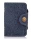 Картхолдер из кожи синий HiArt Mehendi Art CH-03-S18-4417-T005