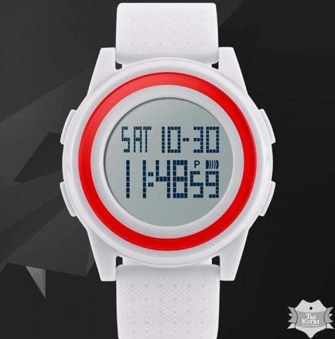 Наручний спортивний годинник Skmei Ultra New White (тисячу двісті вісімдесят п'ять) купити недорого в Ти Купи