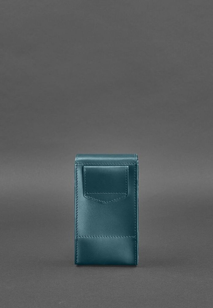 Жіноча шкіряна поясна сумка / кроссбоді вертикальна BlankNote зелена BN-BAG-38-1-MALACHITE купити недорого в Ти Купи