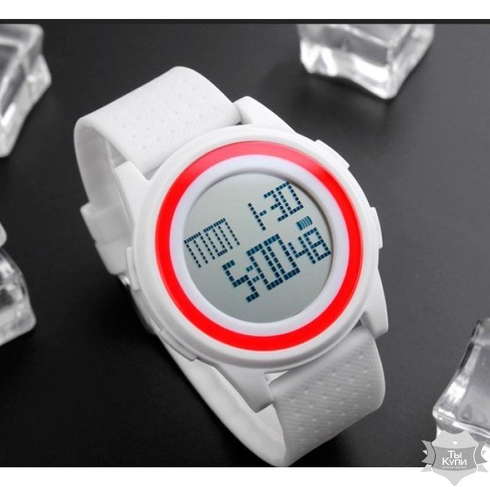 Наручний спортивний годинник Skmei Ultra New White (тисячу двісті вісімдесят п'ять) купити недорого в Ти Купи