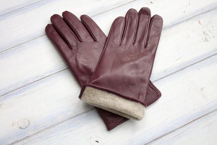 Женские кожаные перчатки Shust Gloves 851 купить недорого в Ты Купи