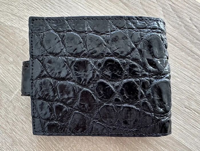 Кошелек из натуральной кожи крокодила Ekzotic Leather cw35_4 купить недорого в Ты Купи