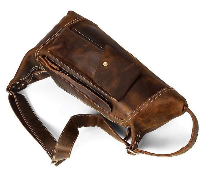 Мужская кожаная сумка через плечо Vintage 14782 купить недорого в Ты Купи