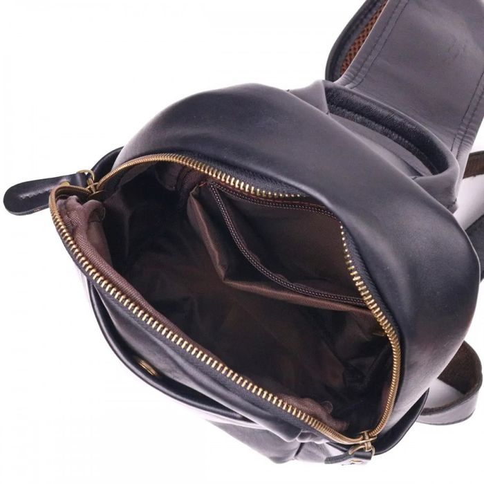 Мужская кожаная сумка-слинг Vintage 21286 купить недорого в Ты Купи