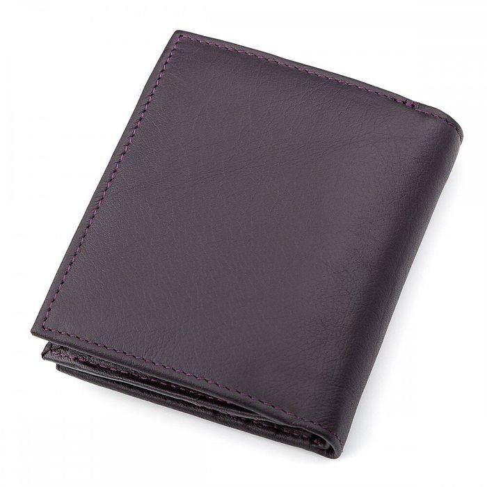 Жіночий шкіряний гаманець ST Leather 18411 (ST410) Чорний купити недорого в Ти Купи