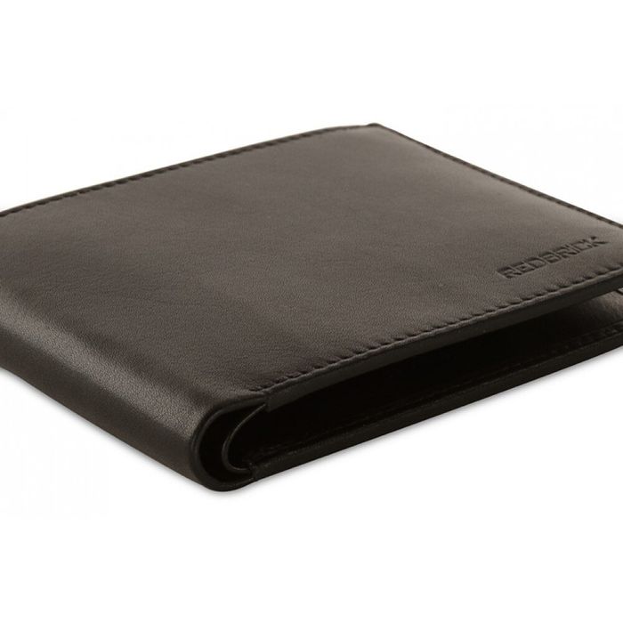 Шкіряний чоловічий гаманець Redbrick RBWC0019 c RFID (black) купити недорого в Ти Купи