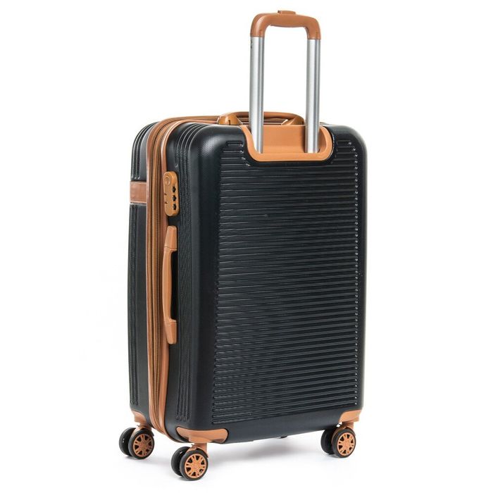 Комплект валіз 2/1 ABS-пластик PODIUM 8387 black змійка 31486 купити недорого в Ти Купи