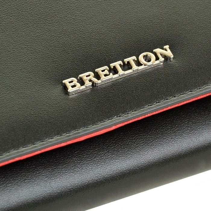 Кожаный кошелек Color Bretton W7232 black купить недорого в Ты Купи