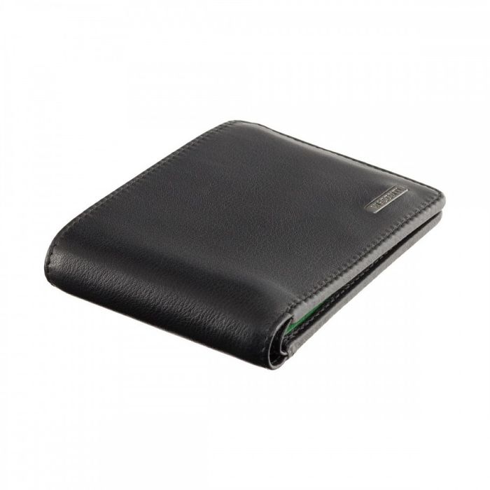 Visconti FN71 Finn (чорний/кобальтовий синій/зелений) чоловічий шкіряний гаманець купити недорого в Ти Купи