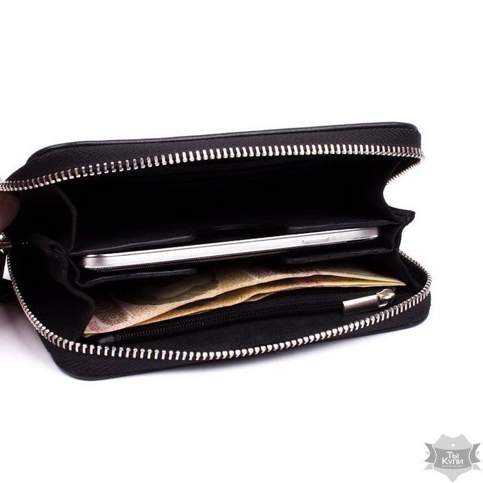 Шкіряний чорний гаманець Valenta С104511 купити недорого в Ти Купи