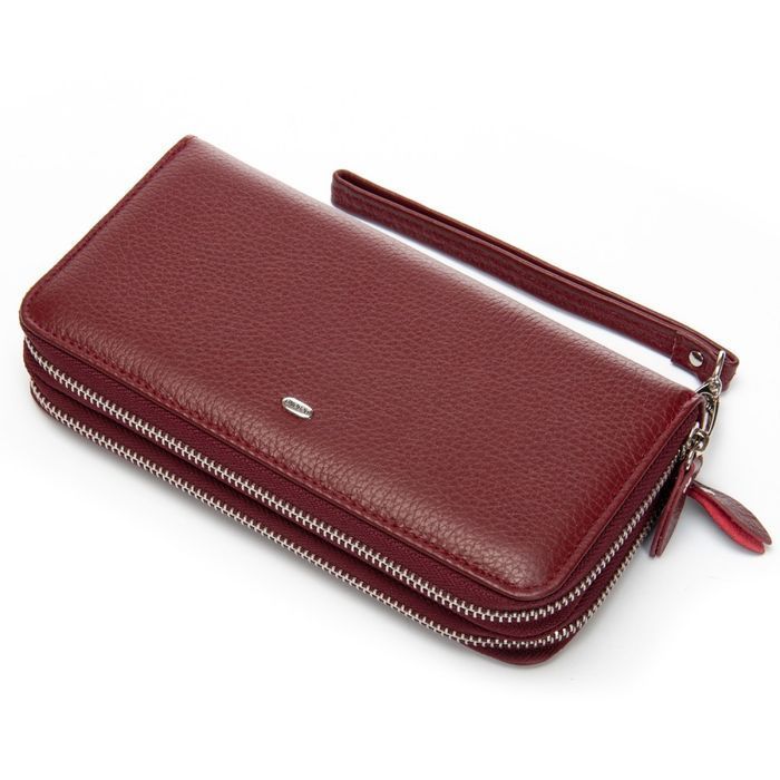 Женский кожаный кошелек Bright DR. BOND W39 wine red купить недорого в Ты Купи
