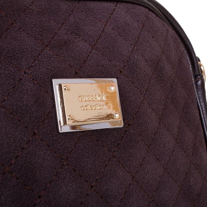 Жіноча сумка для клатів, виготовлена ​​з високоякісної шкіри та натуральної замші Гуссі купити недорого в Ти Купи