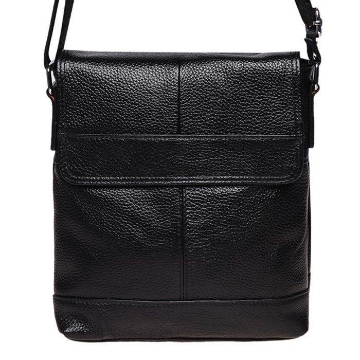 Чоловічі шкіряні сумки Borsa Leather K13822-black купити недорого в Ти Купи