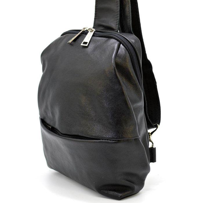 Мужская кожаная сумка-слинг TARWA GA-1905-3md купить недорого в Ты Купи
