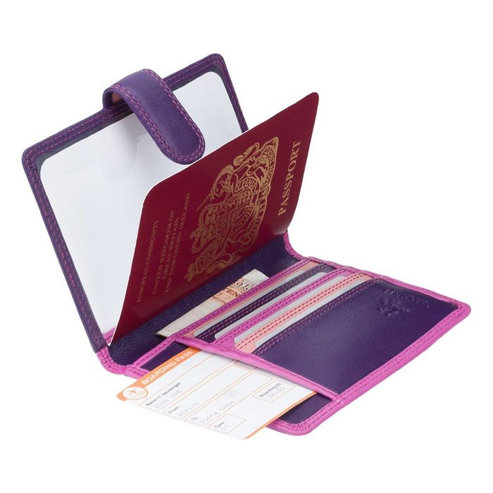 Шкіряна обкладинка для паспорта Visconti rb75 berry m купити недорого в Ти Купи